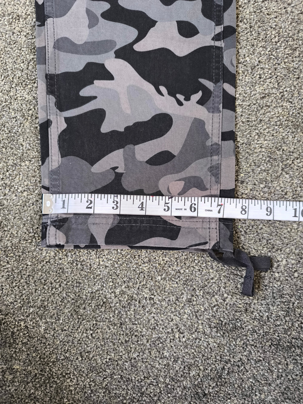 Jack & Jones Grey Camo Loose Fit Mens Cargo Pants - W31 L32 (New With Tags)