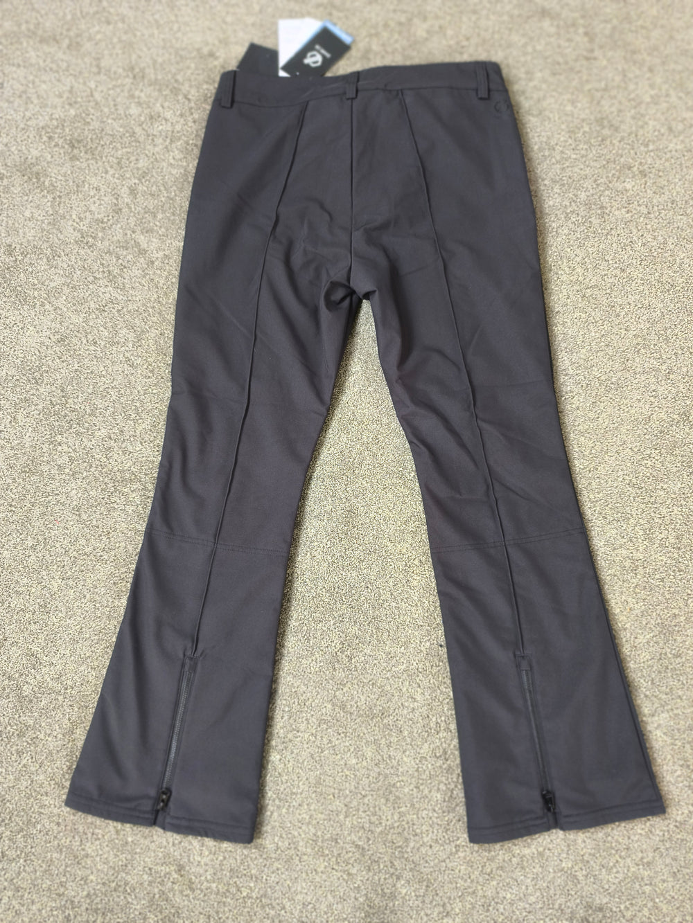Dare 2b Women's Black 'Glide' Ski Pants Waterproof Slim Boot-Cut Trouser - Size UK 18
