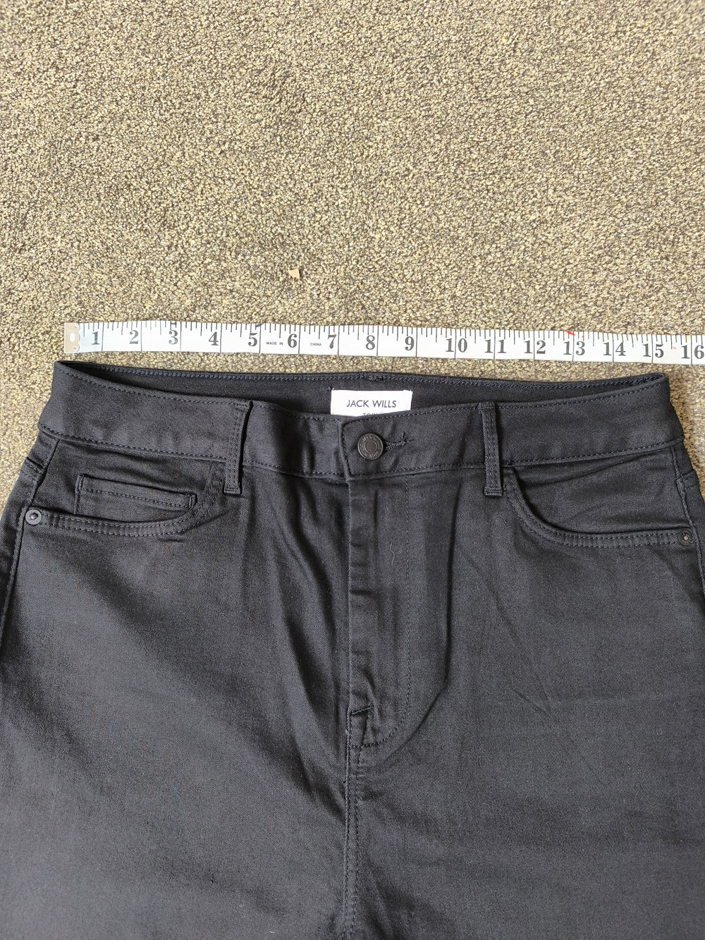 Jack Wills 'Toni' Women's Black High Rise Skinny Jeans - 34W 32L (UK 16) Brand new without Tags