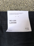 Only & Sons Men's Black Ripstop Cargo Pants Loose Fit W33 L34 BNWT