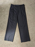 Jack & Jones Wide Leg Pleated Trousers Black W30 x L32 BNWT (Minor Defect)