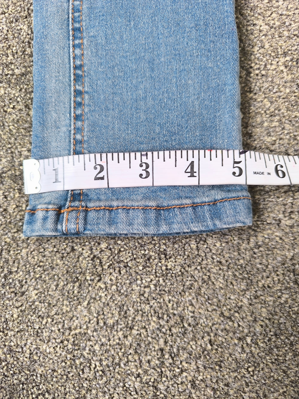 Brave Soul Distressed Skinny Jeans Blue Men's Size 32R New Without Tags