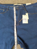 Brave Soul London 'Pam' Stretch Womens Skinny Jeans Mid Blue Size 24 (5XL) BNWT