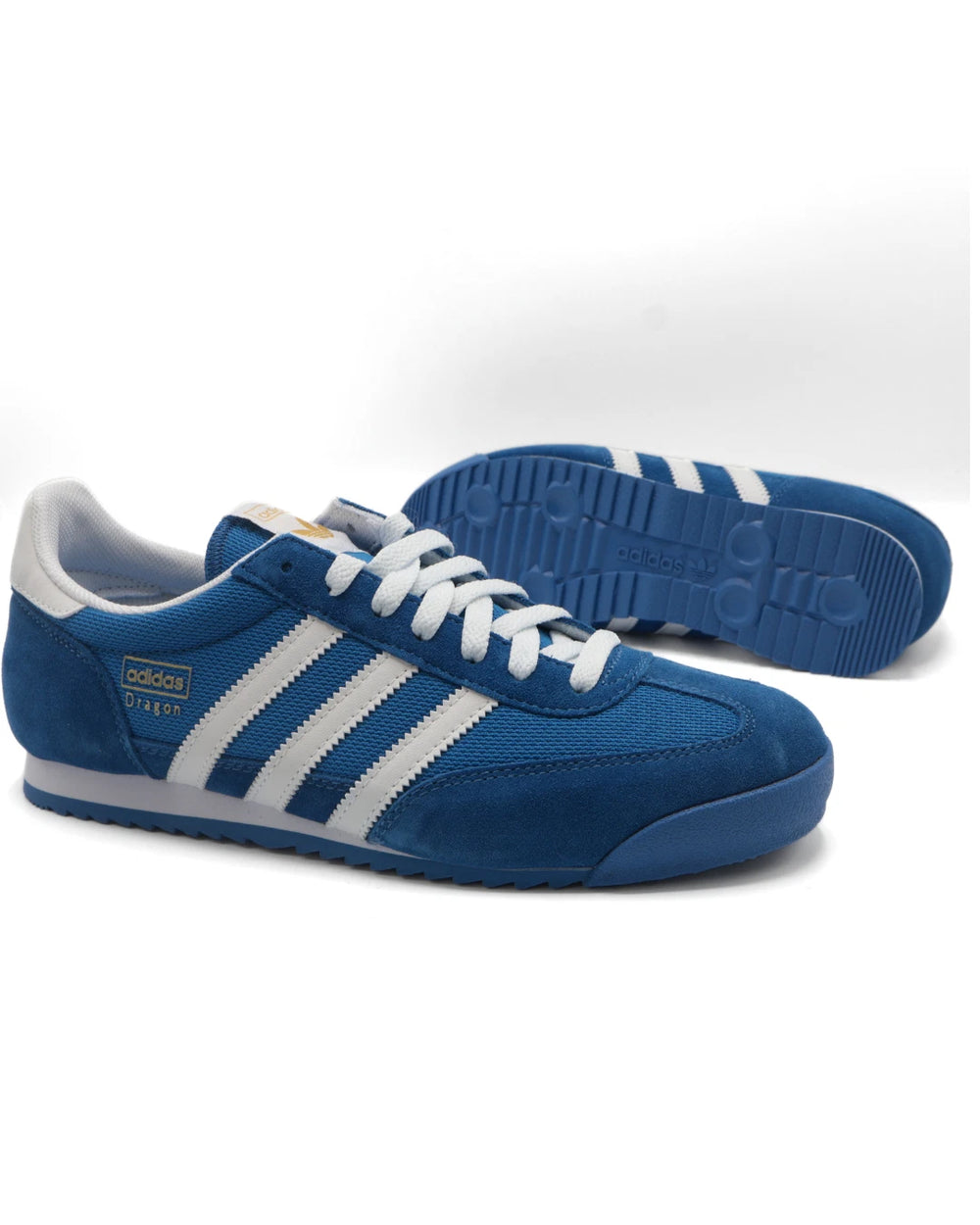 Adidas Dragon Originals Mens Shoes Trainers Size 8.5 - 12  G50922  Blue Bird White